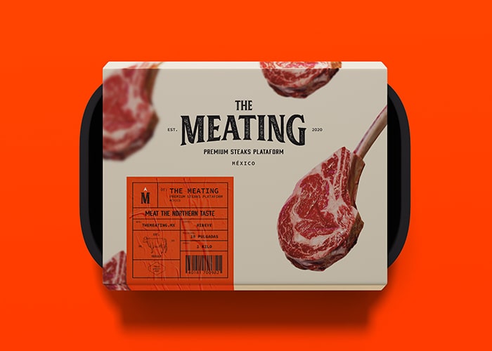 Diseño de Empaque The Meating